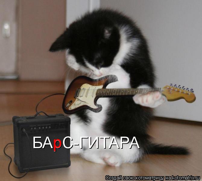 БАрС-ГИТАРА р... Котоматрица: БАрС-ГИТАРА р