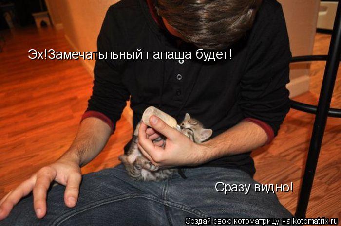 Эх!Замечатьльный папаша будет! Сразу видно!... Котоматрица: Эх!Замечатьльный папаша будет! Сразу видно!
