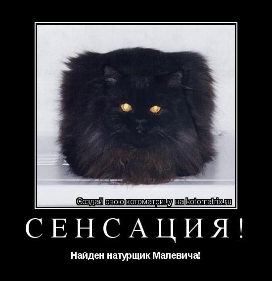 Сенсация! Найден натурщик Малевича!... Котоматрица: Сенсация! Найден натурщик Малевича!