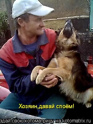 Хозяин,давай споём!... Котоматрица: Хозяин,давай споём!