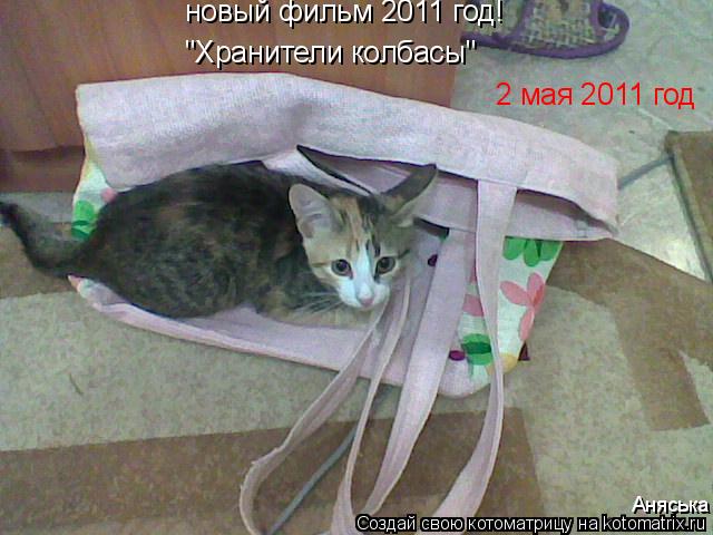 новый фильм 2011 год! "Хранители колбасы" 2 мая 2011 год Аняська... Котоматрица: новый фильм 2011 год! "Хранители колбасы" 2 мая 2011 год Аняська