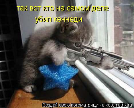 Котоматрица: так вот кто на самом деле убил кеннеди