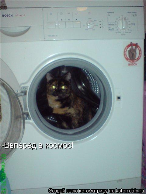Котоматрица: -Ввперёд в космос! -Ввперёд в космос!