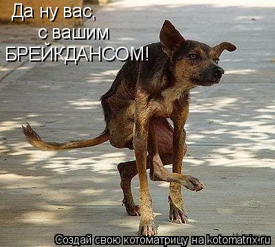 Котоматрица: Да ну вас, с вашим БРЕЙКДАНСОМ!