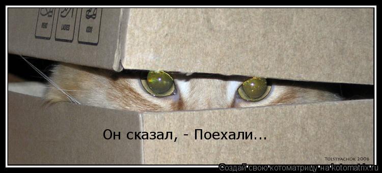 Он сказал, - Поехали...... Котоматрица: Он сказал, - Поехали...