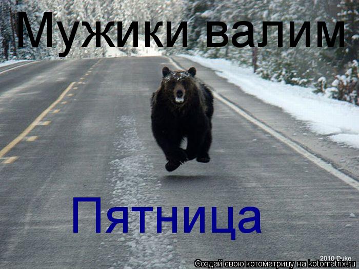 Мужики валим Пятница... Котоматрица: Мужики валим Пятница