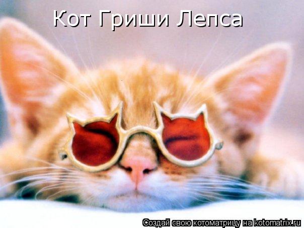 Котоматрица: Кот Гриши Лепса