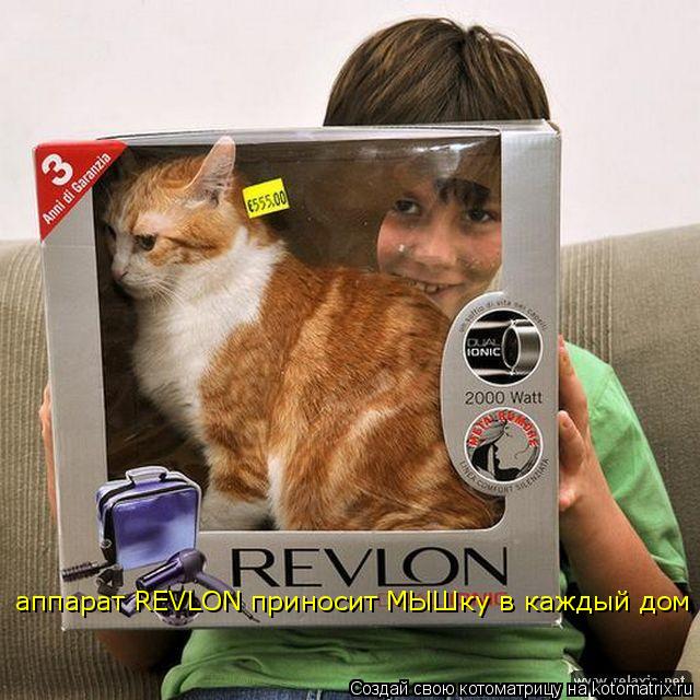 Котоматрица: аппарат REVLON приносит МЫШку в каждый дом