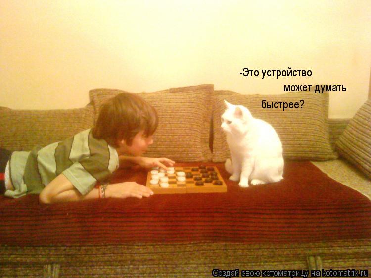Котоматрица: -Это устройство -Это устройство может думать быстрее?