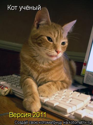 Котоматрица: Кот учёный Версия 2011