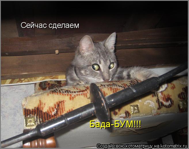 Сейчас сделаем Бада-БУМ!!!... Котоматрица: Сейчас сделаем Бада-БУМ!!!