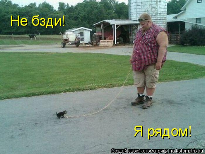 Не бзди! Я рядом!... Котоматрица: Не бзди! Я рядом!