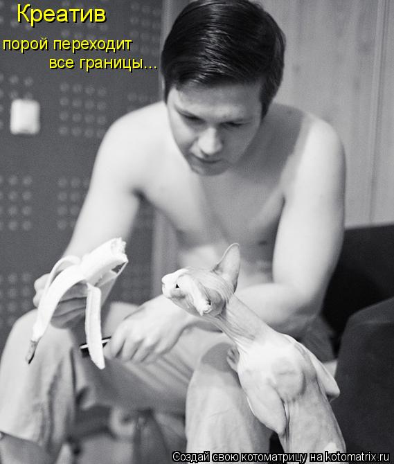 Креатив порой переходит все границы...... Котоматрица: Креатив порой переходит все границы...