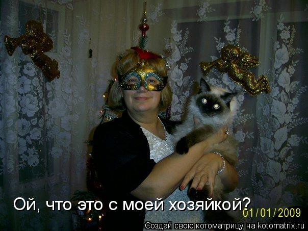 Котоматрица: Ой, что это с моей хозяйкой?