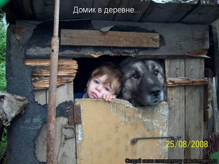 Котоматрица: Домик в деревне...