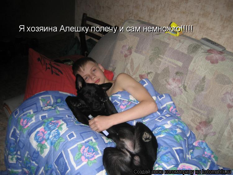 Я хозяина Алешку полечу и сам немножко!!!!!... Котоматрица: Я хозяина Алешку полечу и сам немножко!!!!!