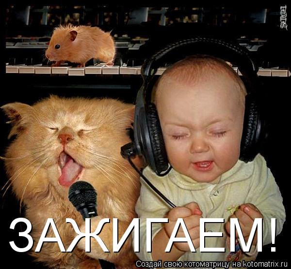 ЗАЖИГАЕМ!... Котоматрица: ЗАЖИГАЕМ!