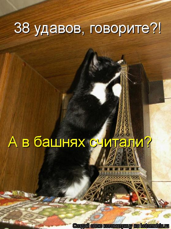 38 удавов, говорите?! А в башнях считали?... Котоматрица: 38 удавов, говорите?! А в башнях считали?