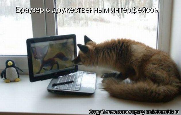 Браузер с дружественным интерфейсом... Котоматрица: Браузер с дружественным интерфейсом