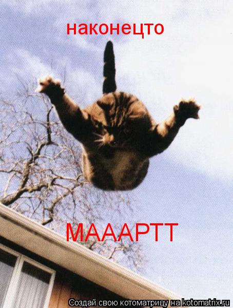 наконецто МАААРТТ... Котоматрица: наконецто МАААРТТ