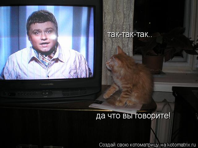 так-так-так.. да что вы говорите!... Котоматрица: так-так-так.. да что вы говорите!