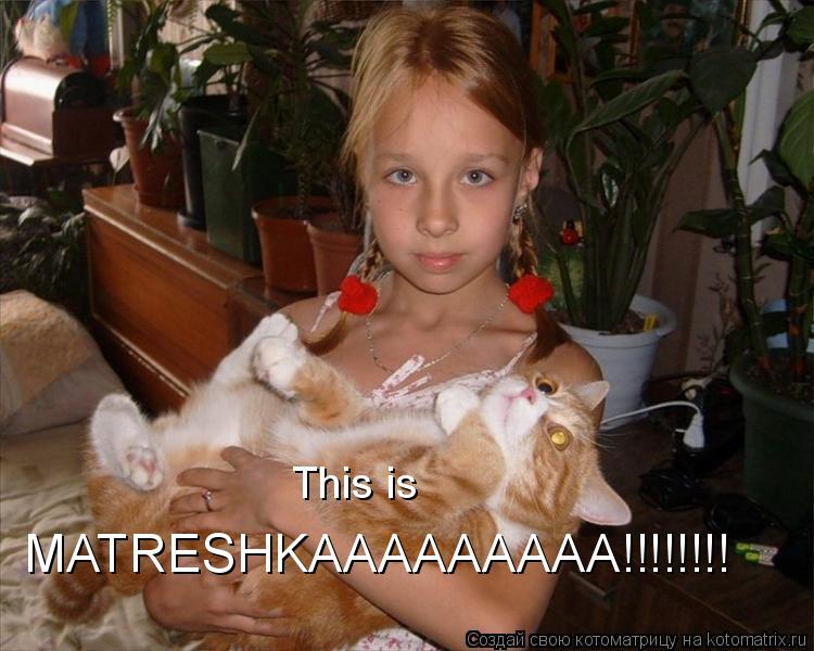 This is MATRESHKAAAAAAAAA!!!!!!!!... Котоматрица: This is MATRESHKAAAAAAAAA!!!!!!!!