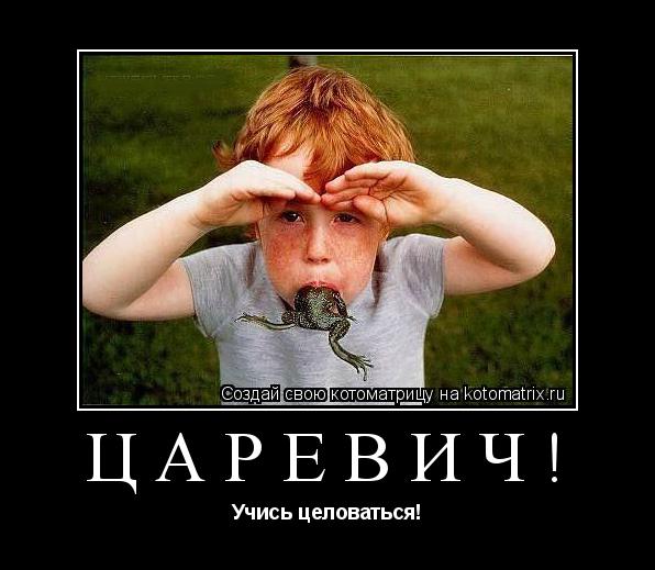 Царевич! Учись целоваться!... Котоматрица: Царевич! Учись целоваться!