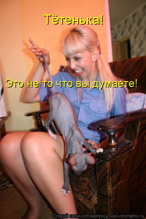 Тётенька! Это не то что вы думаете!... Котоматрица: Тётенька! Это не то что вы думаете!