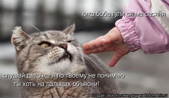 кика боба гули ся ма сасяня слушай деточка я по твоему не понимаю ты хоть на пальцах объясни!... Котоматрица: кика боба гули ся ма сасяня слушай деточка я по твоему не понимаю ты хоть на пальцах объясни!