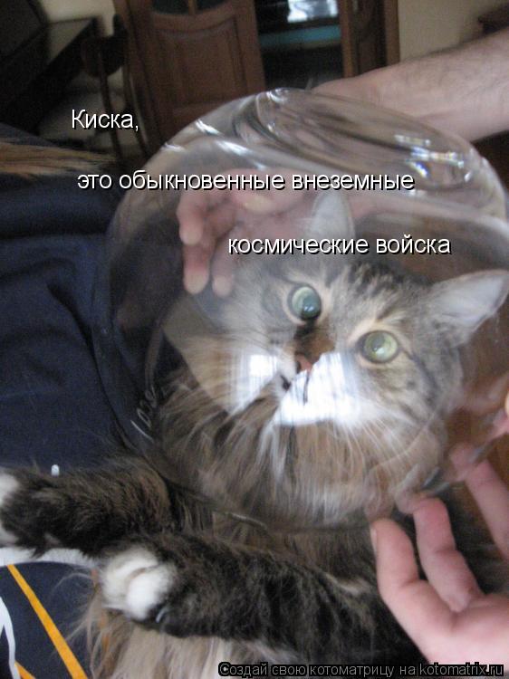 Котоматрица: Киска,  это обыкновенные внеземные космические войска