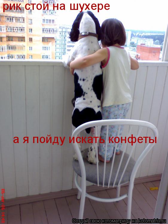 рик стой на шухере а я пойду искать конфеты... Котоматрица: рик стой на шухере а я пойду искать конфеты