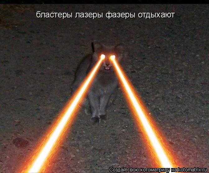 Котоматрица: бластеры лазеры фазеры отдыхают