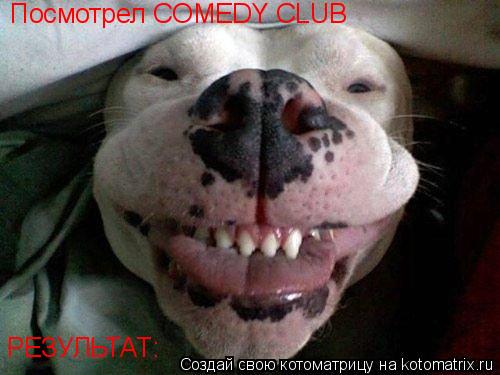 Посмотрел COMEDY CLUB РЕЗУЛЬТАТ:... Котоматрица: Посмотрел COMEDY CLUB РЕЗУЛЬТАТ: