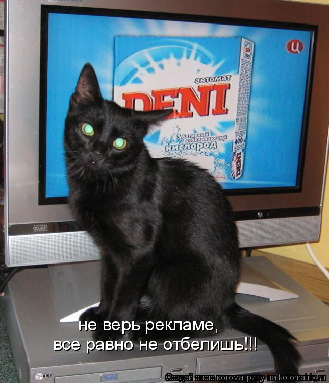 Котоматрица: все равно не отбелишь!!! не верь рекламе,