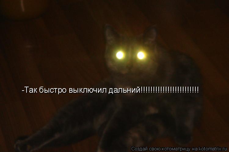 -Так быстро выключил дальний!!!!!!!!!!!!!!!!!!!!!!!!... Котоматрица: -Так быстро выключил дальний!!!!!!!!!!!!!!!!!!!!!!!!
