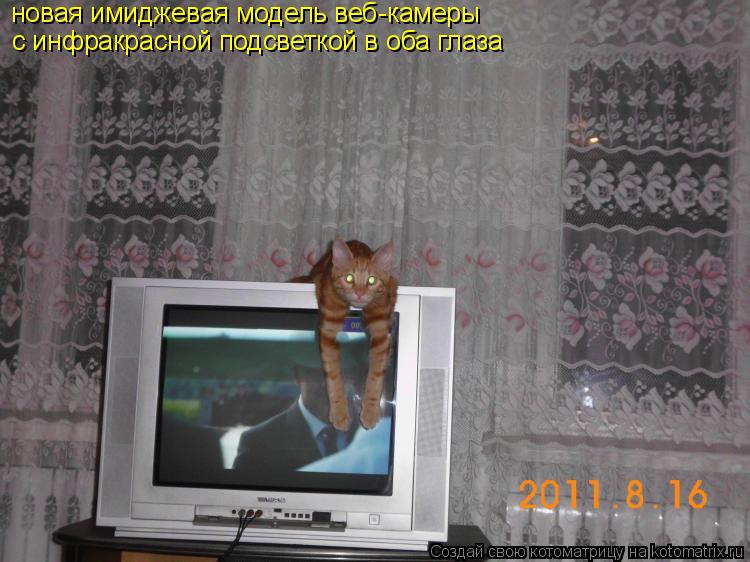 Котоматрица: новая имиджевая модель веб-камеры с инфракрасной подсветкой в оба глаза