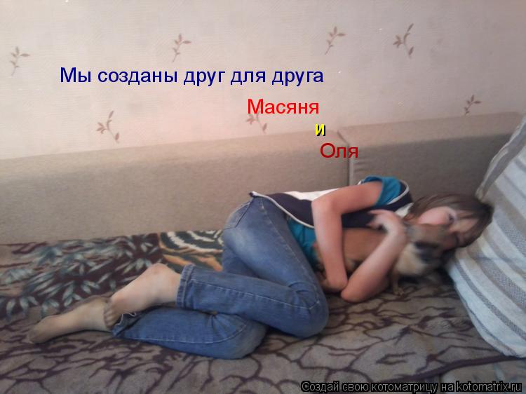 Котоматрица: Мы созданы друг для друга Масяня и и Оля