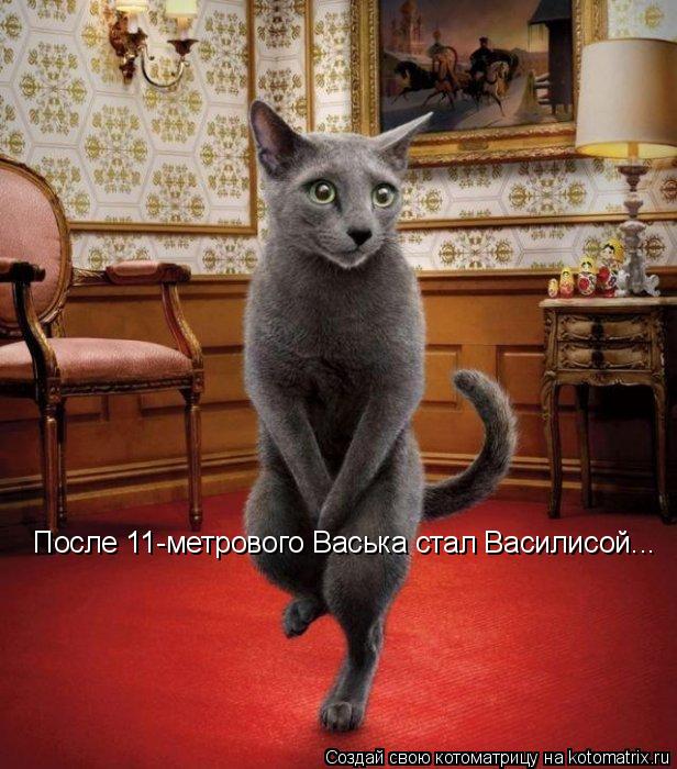 Котоматрица: После 11-метрового Васька стал Василисой...