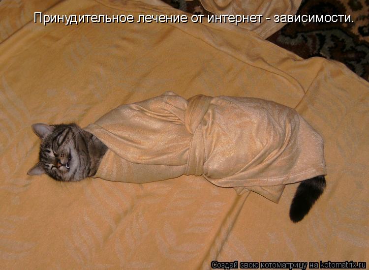 Принудительное лечение от интернет - зависимости.... Котоматрица: Принудительное лечение от интернет - зависимости.