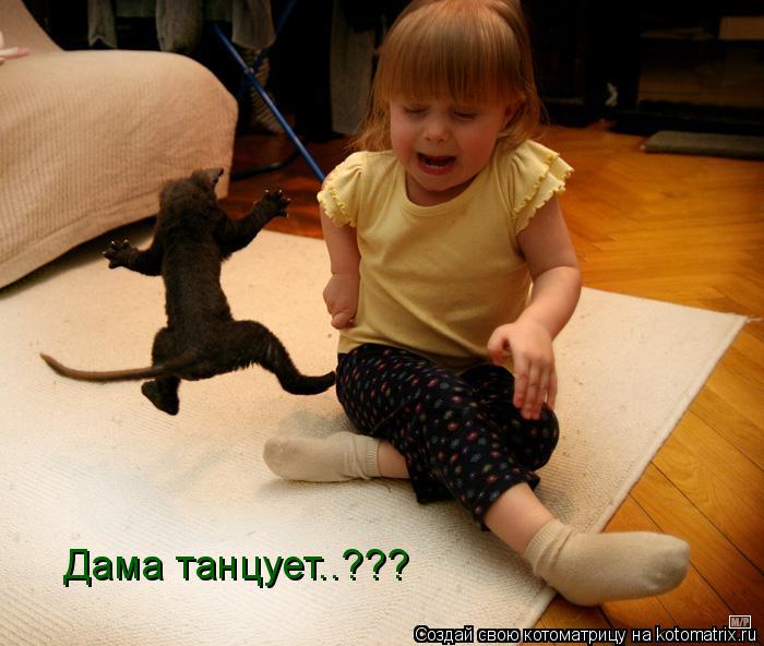 Дама танцует..???... Котоматрица: Дама танцует..???
