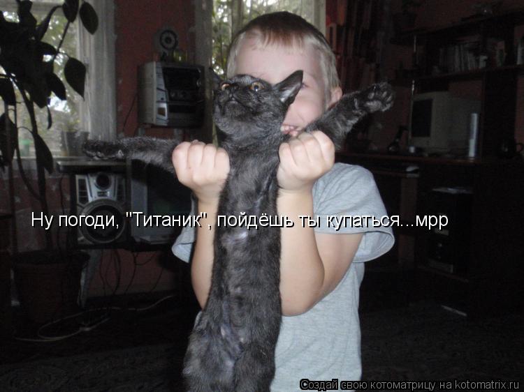 Ну погоди, "Титаник", пойдёшь ты купаться...мрр... Котоматрица: Ну погоди, "Титаник", пойдёшь ты купаться...мрр