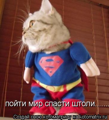 пойти мир спасти штоли............ Котоматрица: пойти мир спасти штоли.........