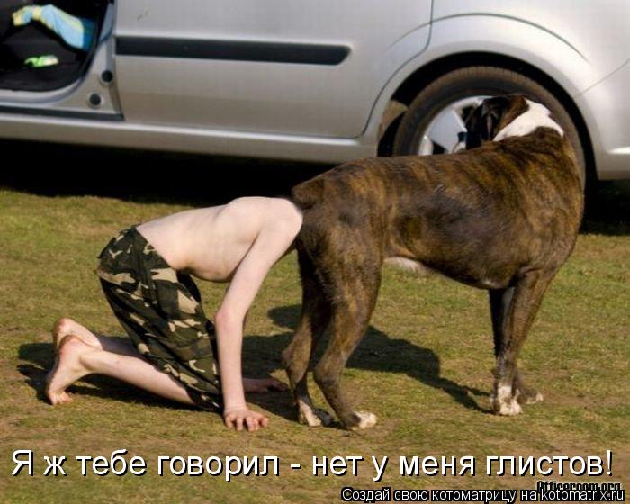 Котоматрица: Я ж тебе говорил - нет у меня глистов!