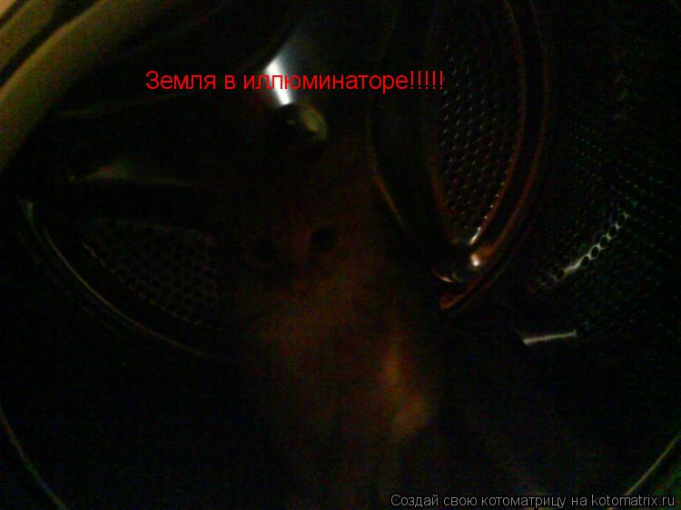 Земля в иллюминаторе!!!!!... Котоматрица: Земля в иллюминаторе!!!!!