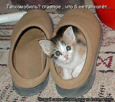 Тапкомобиль? главное , что б не тапколёт...... Котоматрица: Тапкомобиль? главное , что б не тапколёт...