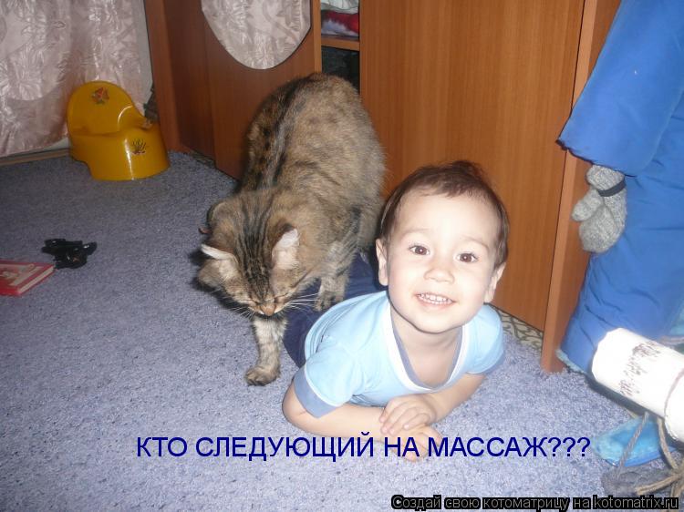 Котоматрица: КТО СЛЕДУЮЩИЙ НА МАССАЖ???