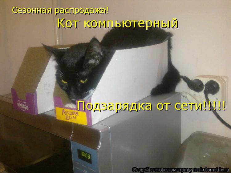 Сезонная распродажа! Кот компьютерный Подзарядка от сети!!!!!... Котоматрица: Сезонная распродажа! Кот компьютерный Подзарядка от сети!!!!!
