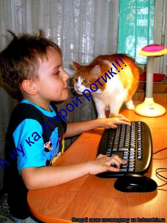 А ну ка открой ротик!!!... Котоматрица: А ну ка открой ротик!!!