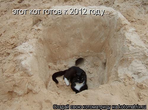 Котоматрица: этот кот готов к 2012 году...