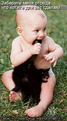Котоматрица: Заберите меня отсюда,  что хотите для вас сделаю!!!!!